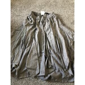 ERIKO YAMAGUCHI Skirt NWT Boho Hippie Fabric Strip Layered Size Medium Gray E